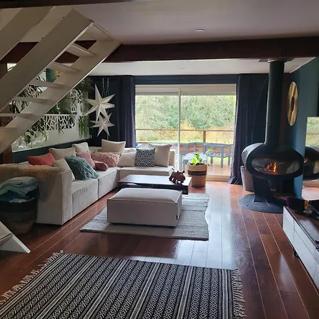 Villa Bois Sur Pilotis Avec Vue Sur Foret *